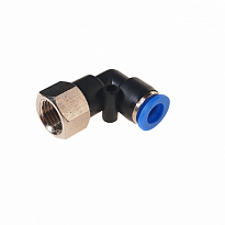 Фитинг RF-SPLF08-02 угловой для пластиковых трубок 8мм с внутренней резьбой 1/4" ROCK FORCE /1 NEW